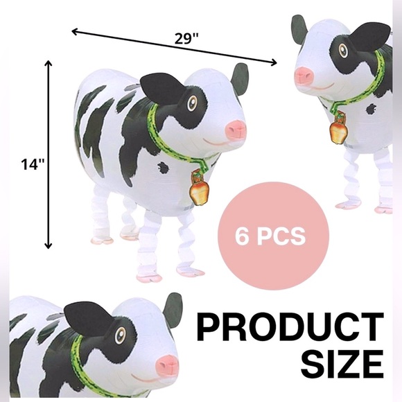 Cow-Shaped Balloons - Picture 7 of 8